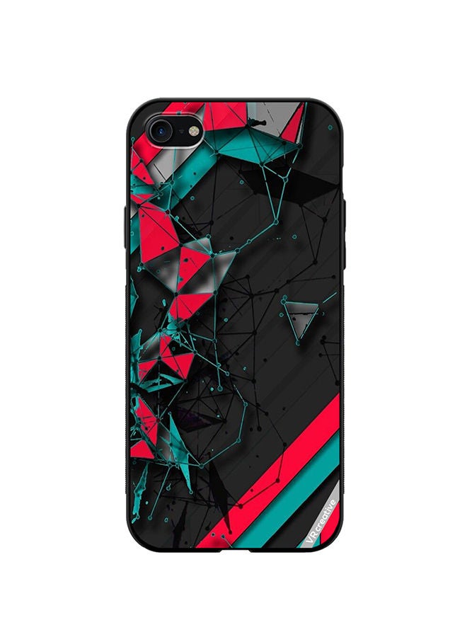 VR CREATIVE Protective Case Cover For Apple iPhone 7/8/SE 2020 Tech Pattern Design Multicolour - Image 1