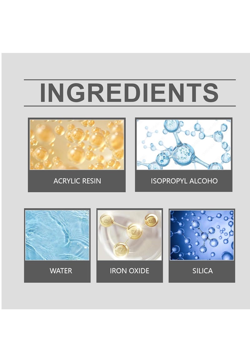 Homonth Touch Up Paint for Cars, Automotive Paint, 2 in 1 Car Touch Up Paint Erase Car Scratches Pen for Vehicles, Quick & Easy to Repair Universal Car Paint (Brown) - Image 4