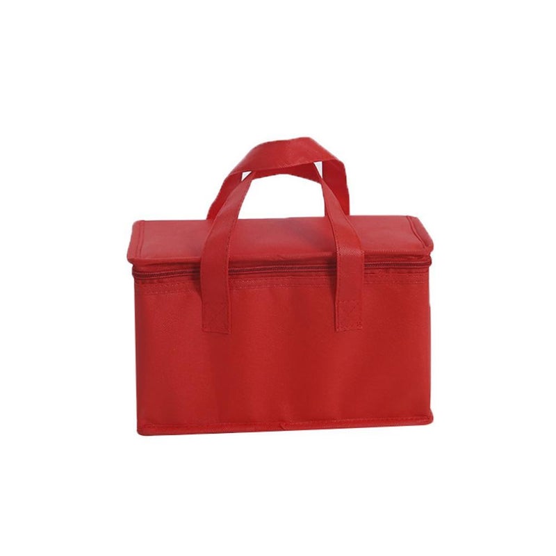 Non-woven aluminum foil insulated bags for advertising, takeout food storage bags, handles, zippered ice packs, and refrigerated picnic bags. - Image 3