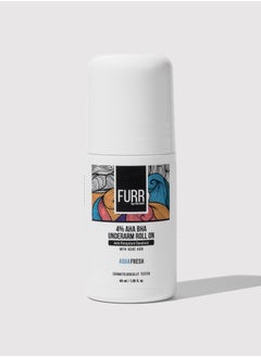 Furr FURR 4% AHA BHA Underarm Roll On with Kojic Acid | Helps Reduce Pigmentation, Prevents Body Odour & Brightens Skin, Dermatologically Tested, Antiperspirant Aqua Fresh Fragrance - 40ml  - Image 4