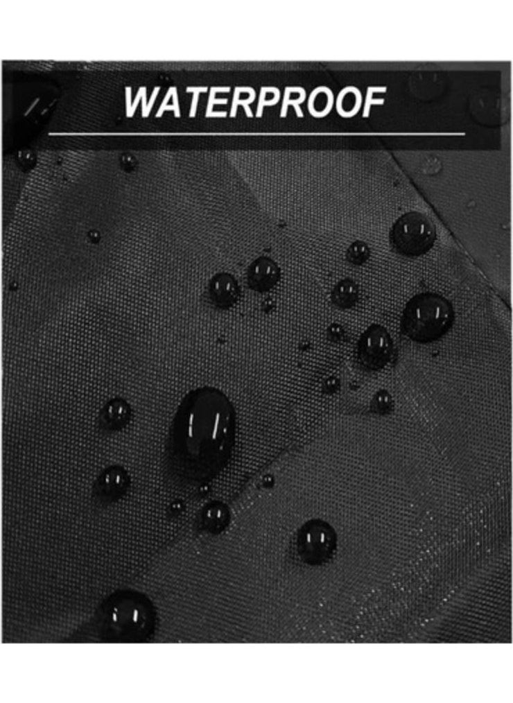 Breen - Black Motorcycle Tarpaulin with Lock Compatible for Kanuni Motorum 150, Safe, Waterproof - Image 1