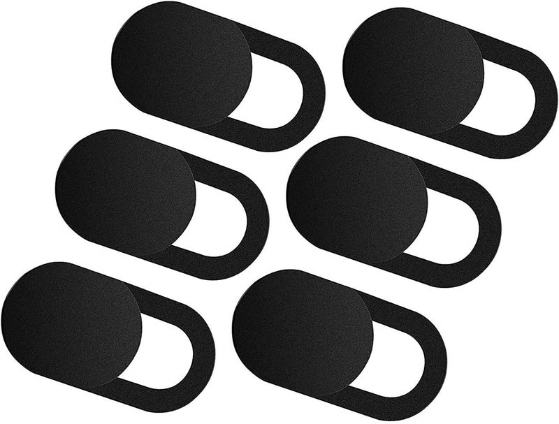 Etronix 6-Pack Ultra-Thin 0.03inch Webcam Cover Slide for Laptop, MacBook Pro, iMac, PC, Tablet, Surface Pro – Privacy Protector