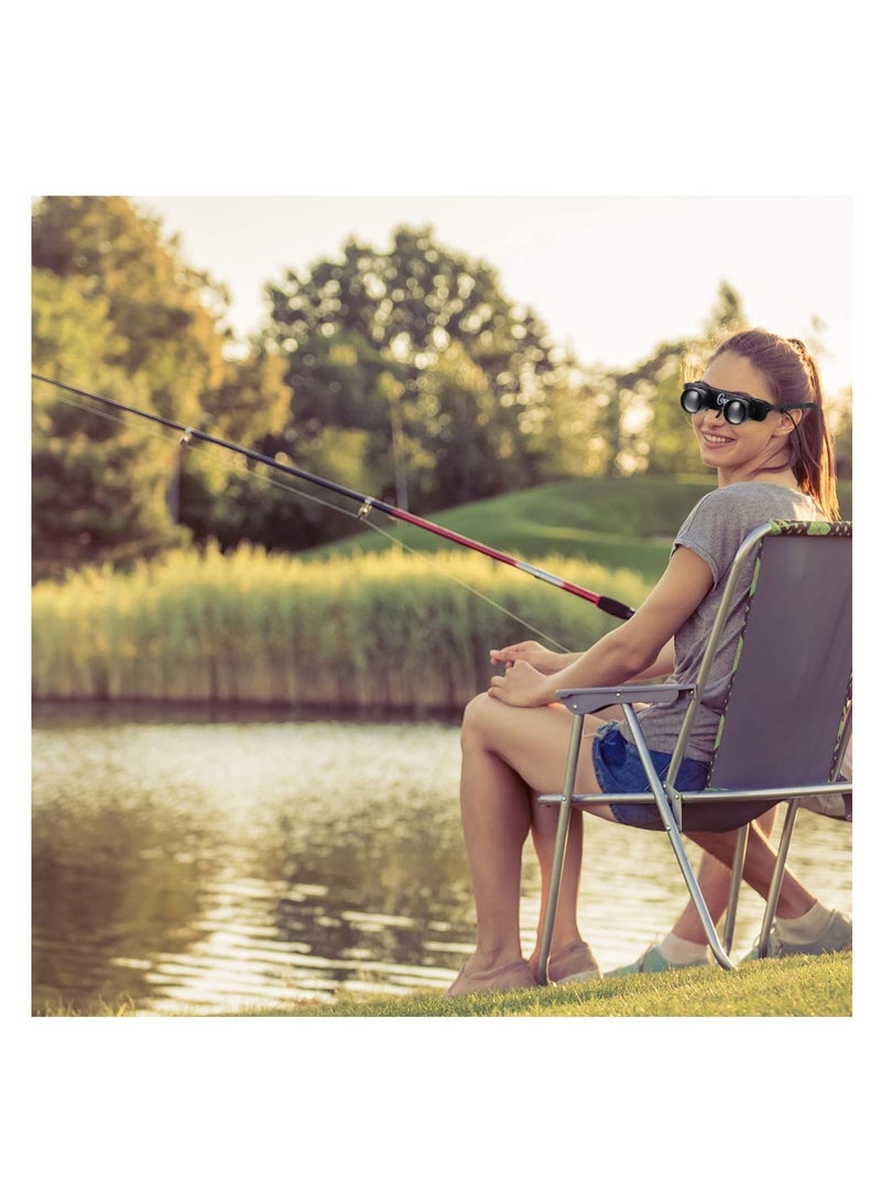 Professional Hands-Free Binocular Glasses, 3 x 28 Binocular, for Fishing, Bird Watching, Travel, Sightseeing, Outdoor Sports, Concerts, Opera, TV, Hands-Free Opera Glasses for Adults Kids - Image 5