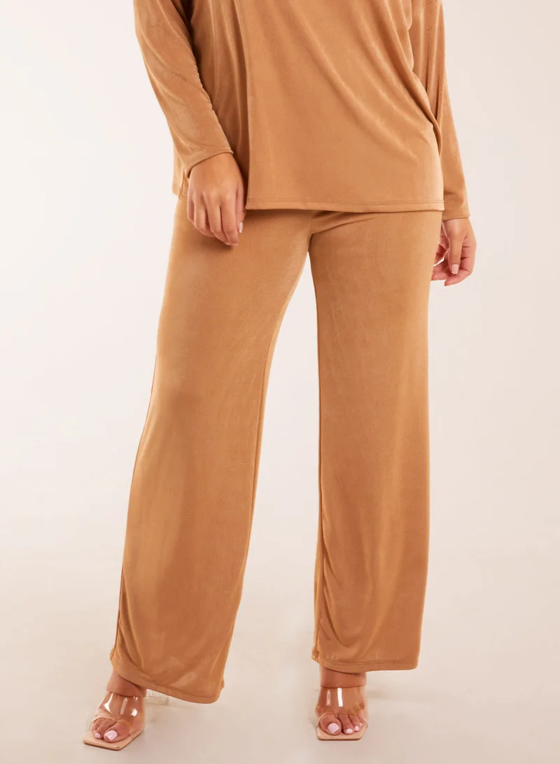 بلو فانيلا Acetate Trousers