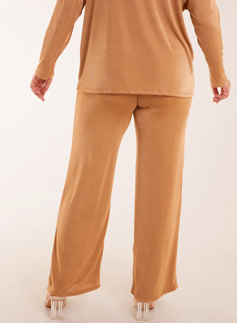 بلو فانيلا Acetate Trousers