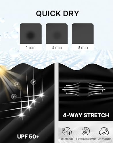Soothfeel Rash Guard for Women Long Sleeve Crop UPF 50+ Sun Protection Swim Shirts Quick Dry Bathing Suits Swimsuit Tops Only Black S - Image 5