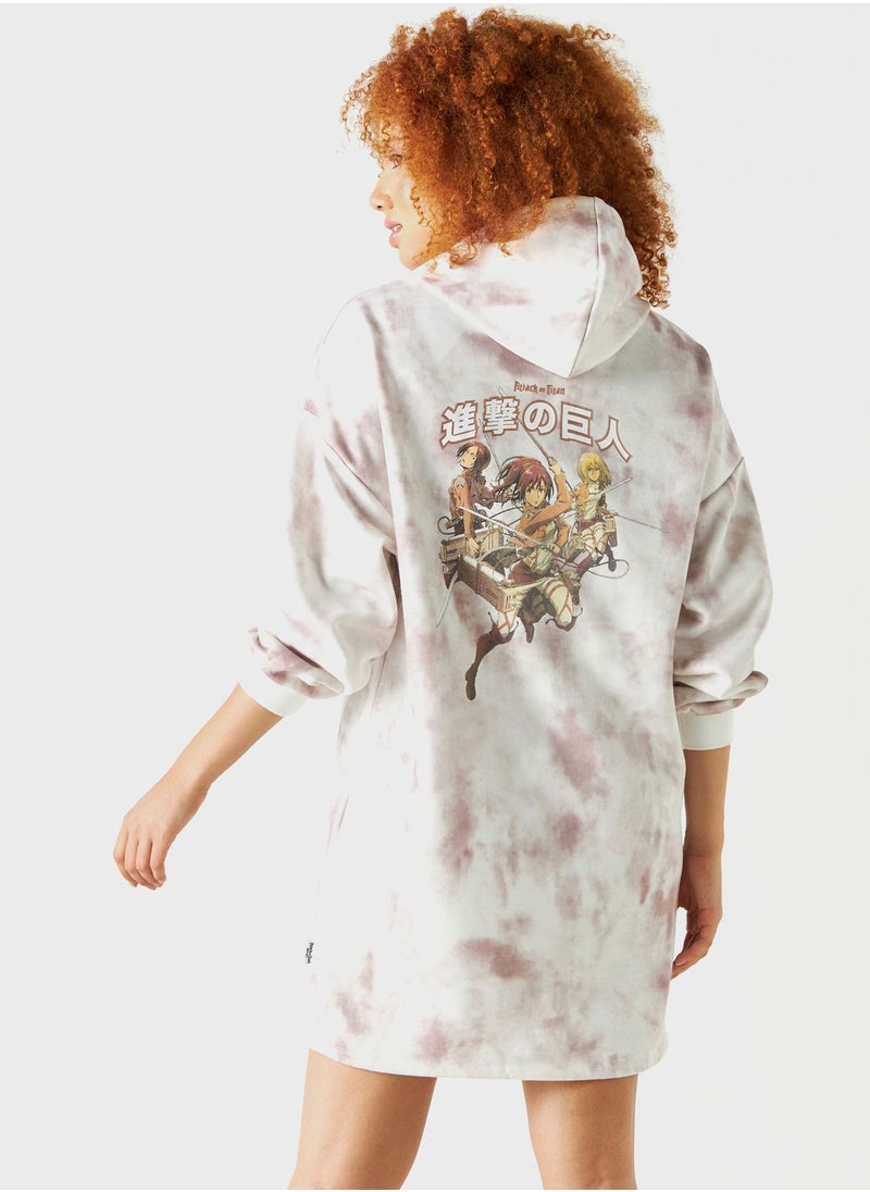 SP Characters - Attack On Titan Embroidered Hoodie - Image 1