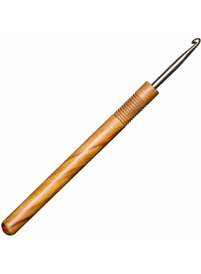 addi Premium Olive Wood Crochet Hook, US #6-1.75mm