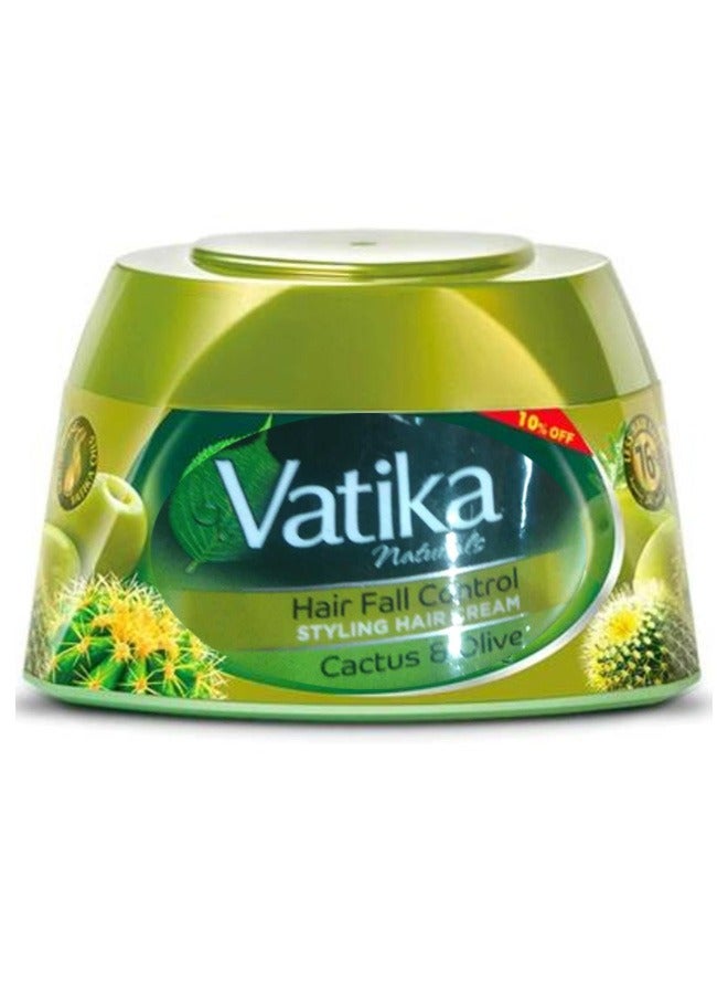 فاتيكا كريم تصفيف الشعر غني بالألوفيرا والجرجير والزيتون للحماية من تساقط الشعر 65ملليلتر