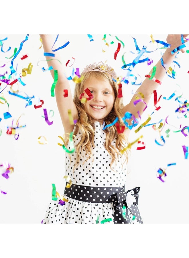 أوللاي طقم وشاح عيد ميلاد فتاة وتاج من حجر الراين - Image 5