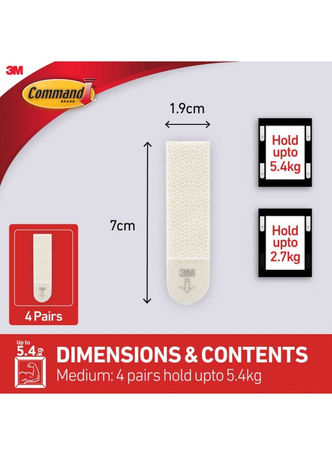 Command Command White 12 lb Picture Hanging Strips, Decorate Damage-Free, Indoor Use (17201-4PK-ES)  - Image 3