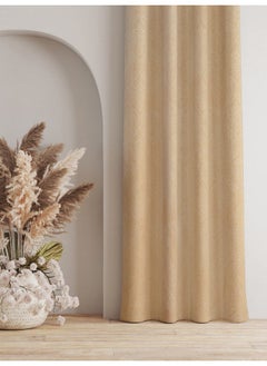 Homefab India Homefab India Pack of 2 Velvet Window Curtains - 5 feet, Cream  - Image 3
