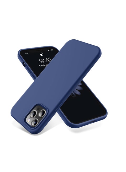 Compatible with iPhone 14 Pro Max Case, [Upgraded Liquid Silicone] [Soft Anti-Scratch Microfiber Lining] Shockproof Full Body Protective Phone Case for iPhone 14 Pro Max,6.7 inch - Azure Blue