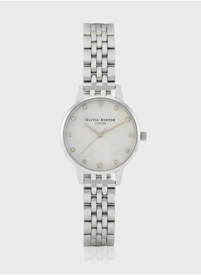 OLIVIA BURTON Classics Steel Strap Analog Watch