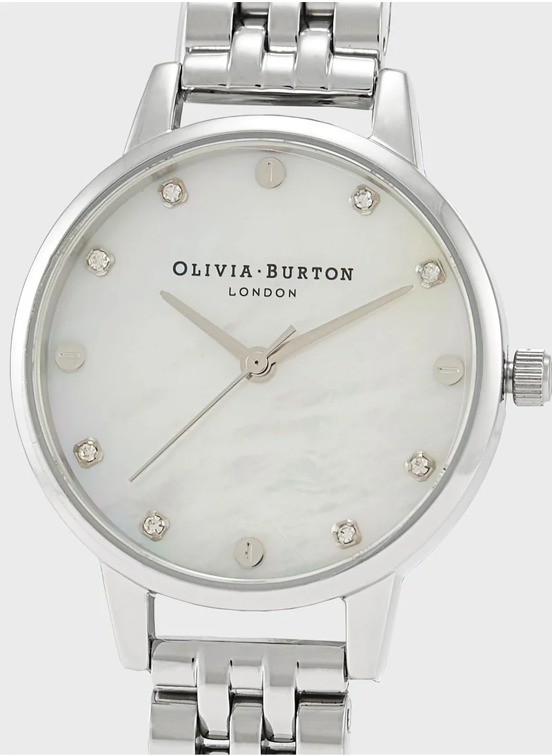 OLIVIA BURTON Classics Steel Strap Analog Watch