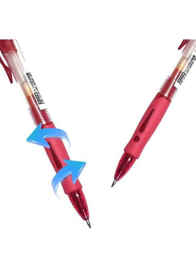 Tango (Tango) 0.5Mm Bullet Tip Neutral Pen For Office, Students, Exams, Smooth Writing, Uniform Ink Flow, Red, Pack Of 12 - Image 1