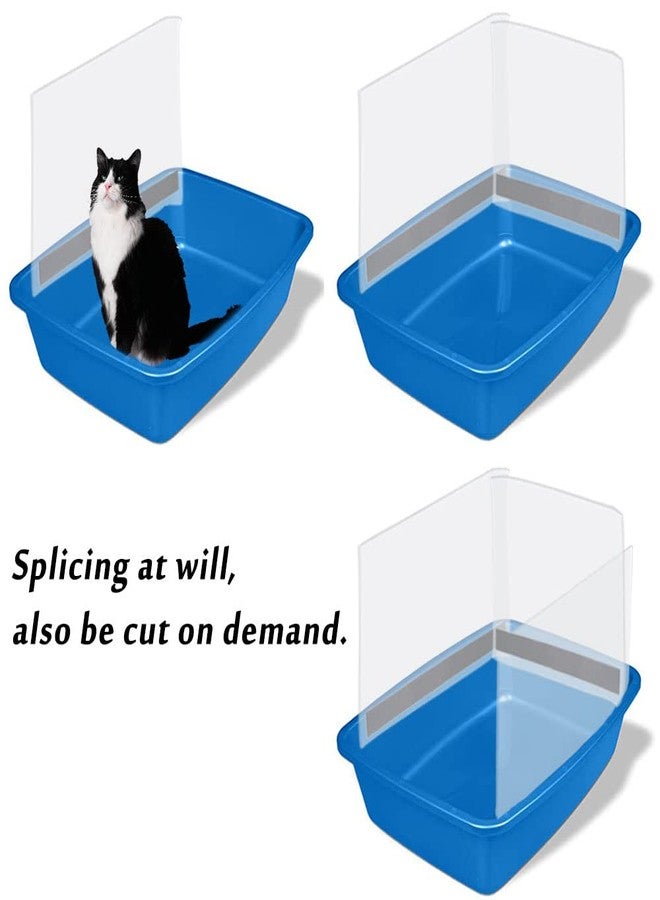 Oncpcare 3 Pack Cat Litter Box Pee Shields, High Side Open Top Kitty Litter Pan Shield - Keep Mess in The Pan, (Box Not Included) - Image 5
