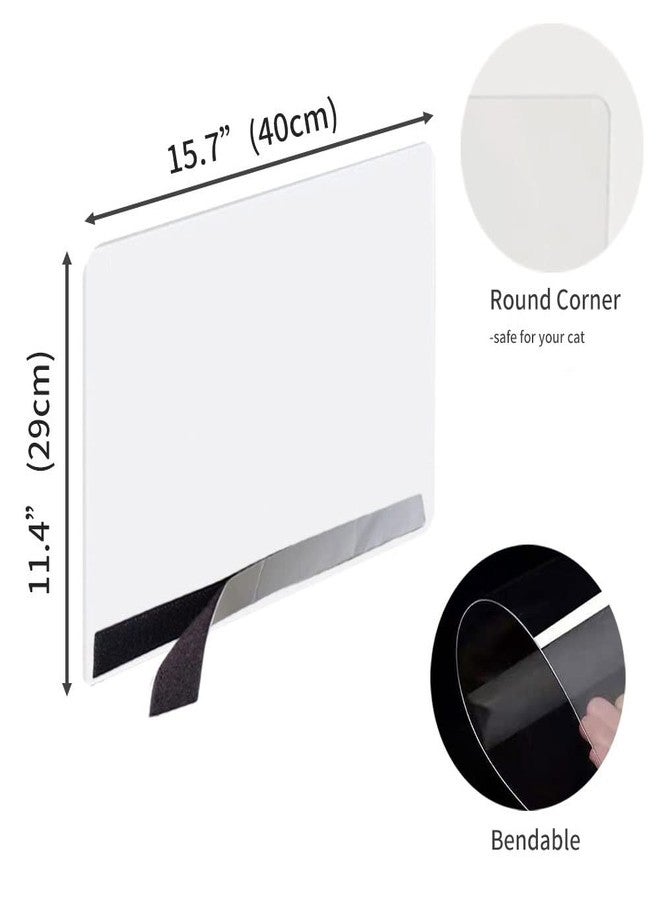 Oncpcare 3 Pack Cat Litter Box Pee Shields, High Side Open Top Kitty Litter Pan Shield - Keep Mess in The Pan, (Box Not Included) - Image 2