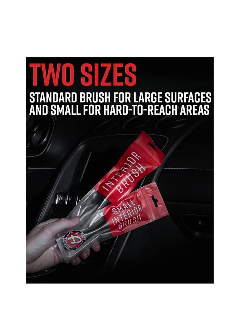 Adam's Polishes Adam's Interior Detailing Brush (Large) - Super Soft Synthetic Bristles Gently Removes Dust and Dirt | Compact Design Easily Stores in Your Glove Box, Middle Console, or Side Panel.  - Image 3