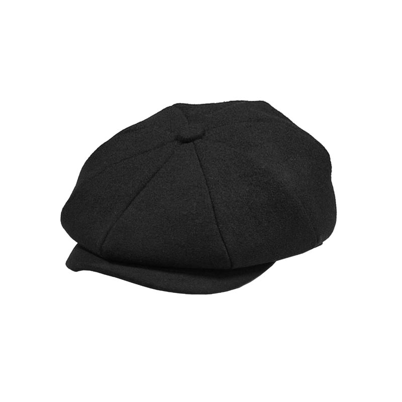 KUJUHA Wool Newsboy Cap for Men Flat Irish Cabbie Ivy Gatsby Newsboy Driving Hat Hunting Cap - Image 2