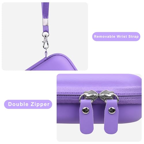 Canboc Carrying Case for HP Sprocket 2x3 Instant Smartphone Photo Printer, Kodak Step Wireless Mobile Photo Printer, Zipper Mesh Bag fits Photo Paper Cable, Purple - Image 5
