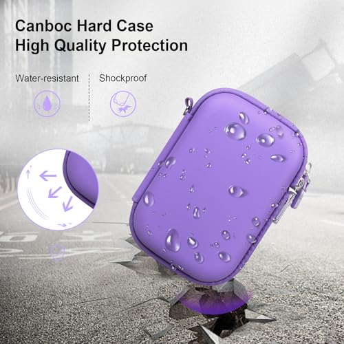 Canboc Carrying Case for HP Sprocket 2x3 Instant Smartphone Photo Printer, Kodak Step Wireless Mobile Photo Printer, Zipper Mesh Bag fits Photo Paper Cable, Purple - Image 4