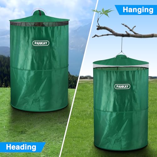 PANKAY Pop Up Privacy Tent, Portable Outdoor Camping Bathroom Toilet Tent, Collapsible Shelter for Camping & Emergency – Lightweight & Sturdy, Easy Set Up, Foldable - with Carry Bag - Image 4