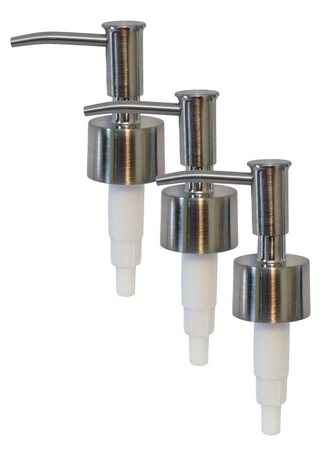 CJH Brushed Nickel Metal Dispenser Replacement Pump (Pack of 3) - Image 1