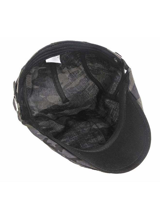 Qunson 2 Pack Men's Cotton Flat Cap Ivy Gatsby Newsboy Hat, U, One size - Image 4