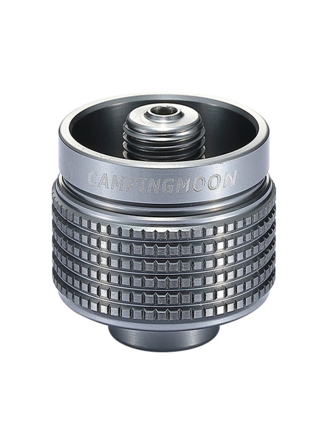 CAMPINGMOON Cylinder Adapter Aluminum Alloy Outdoor Stoves Adapter Camping Furnace Connector Adapter - Image 1