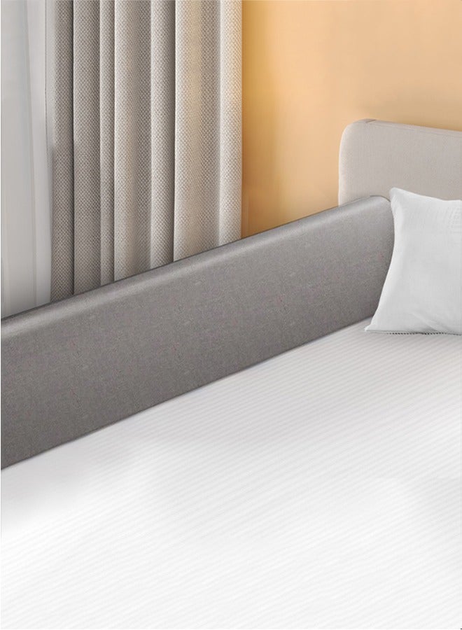 JCB CHIC Bed Bumper for Toddlers, Foam Bed Rail for Toddlers, Toddler Bed Rail Bumper, Soft Safety Bed Guard Rail for Kids, Bed Side Rail for Twin, Full, Queen & King Beds (2M) - Image 1