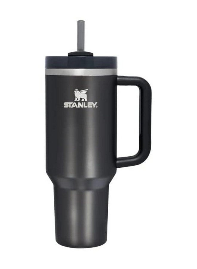Stanley 40oz Adventure Quencher Reusable Insulated Stainless Steel Tumbler (Black Glow) - Image 1