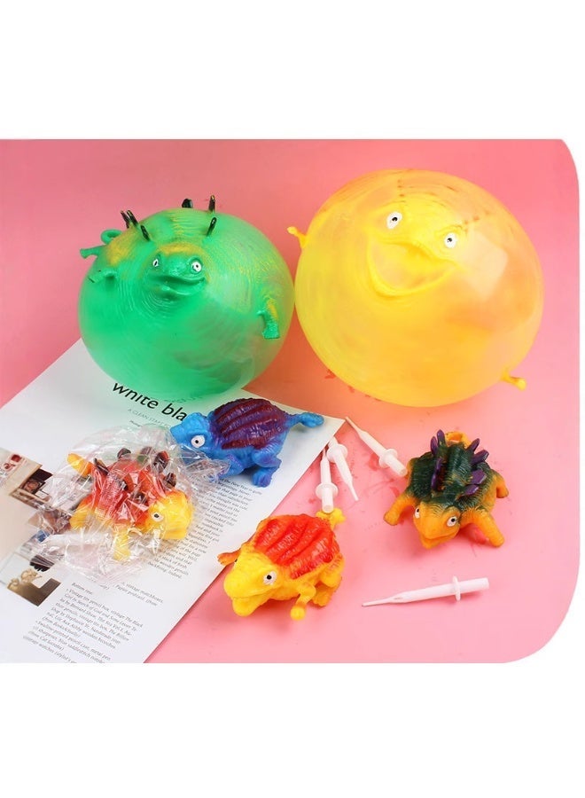 Funny and Whimsical Prank Inflatable Dinosaur Balloon, Bouncy Ball, Stress Relief Ball, Prank and Stress-Relief Toy - Image 3
