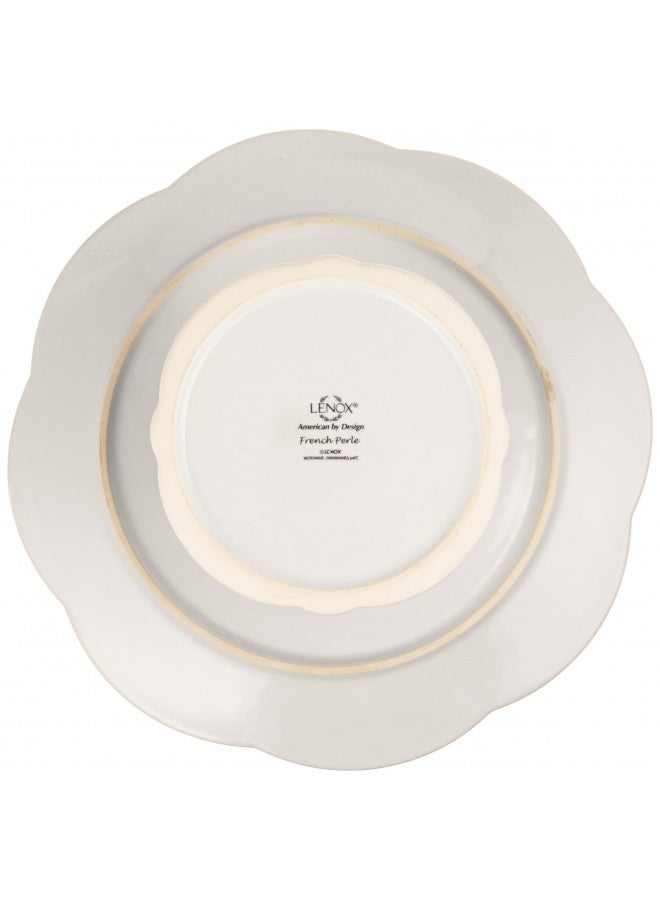 Lenox French Perle Pedestal Cake Plate, Medium, White - - Image 3