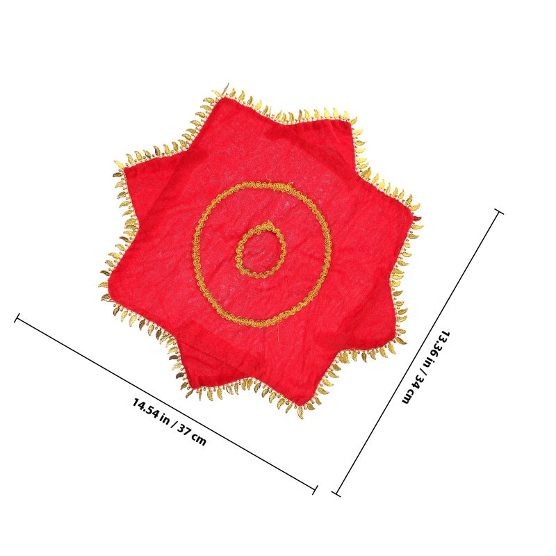 2Pcs Dance Handkerchief Octagonal Towel Stage Performance Prop Party Supplies - Image 2