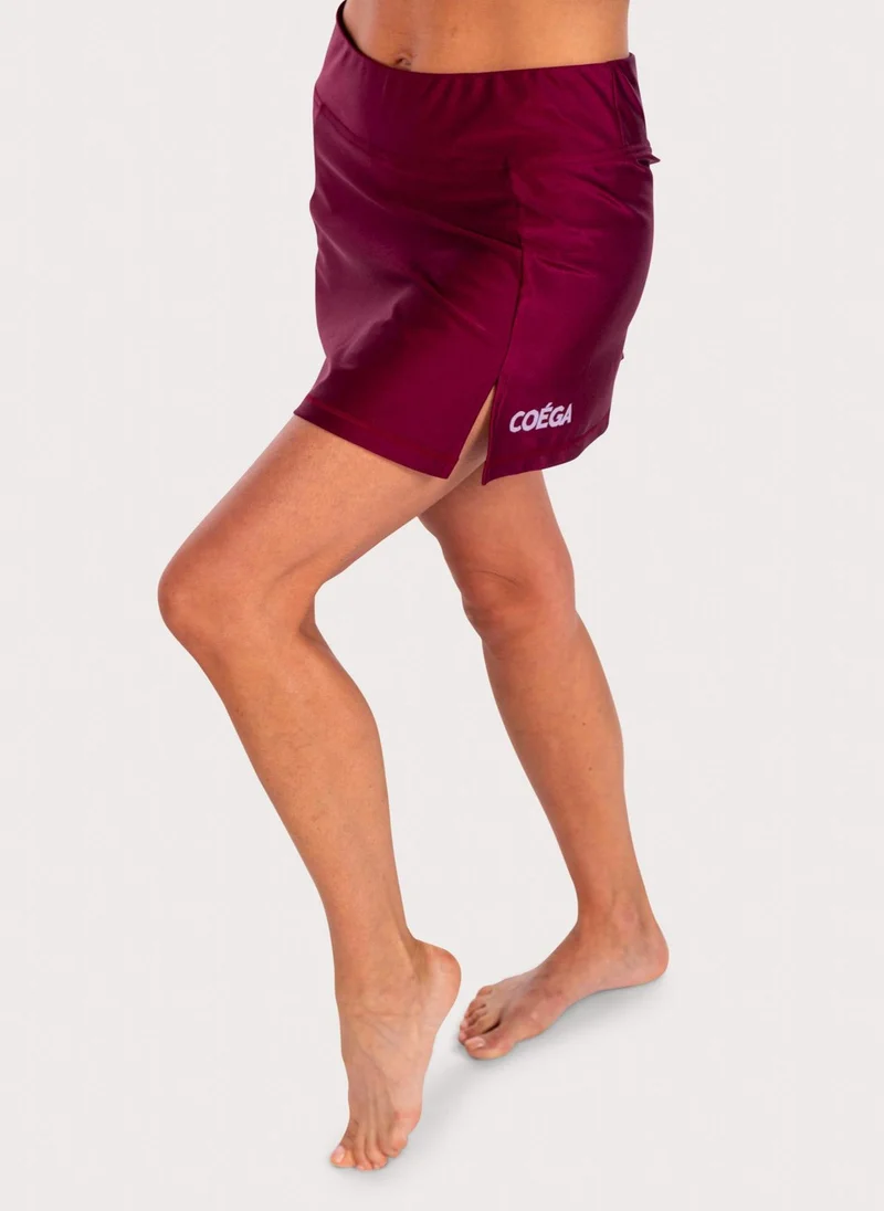 COEGA SUNWEAR COEGA Ladies Swim Skort - Purple Cordelia Leaves