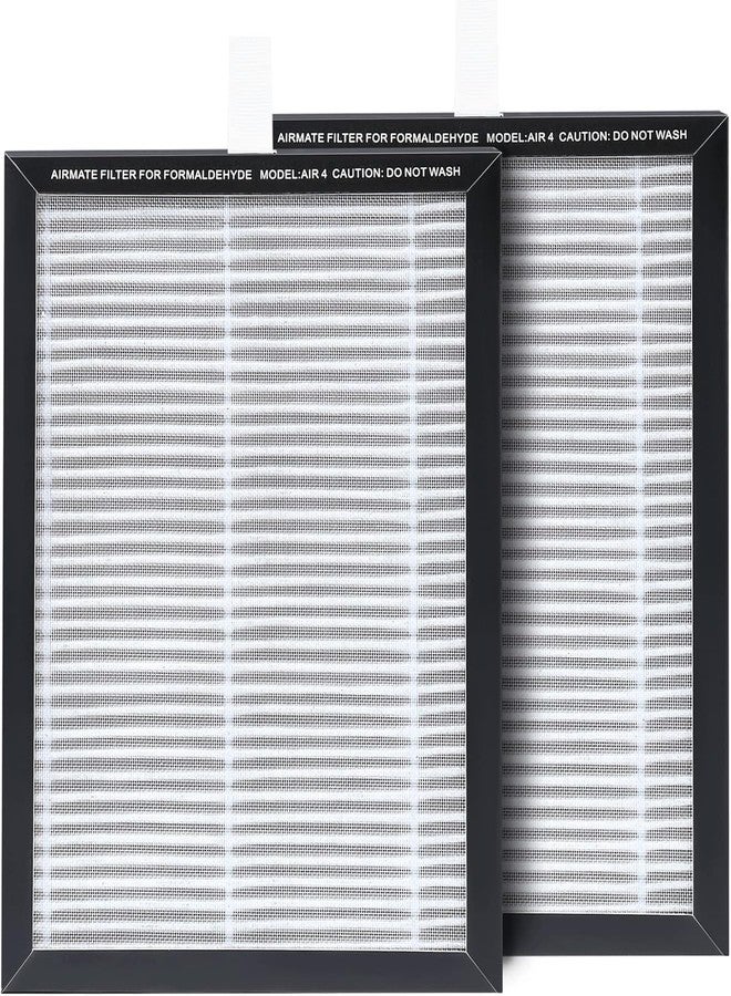 AIRMATE Only Suitable for Airmate AIR4-F-1 45" Bladeless Tower Fan, 2Pcs HEPA Filter & HEPA Filter Air Purifier 2in1 - Image 1
