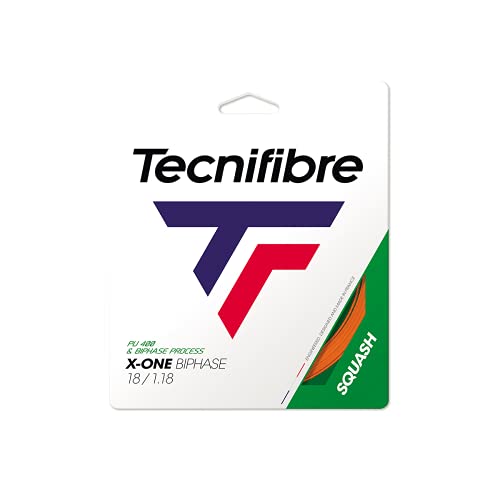 Tecnifibre X-One Biphase Squash String Orange 1.18mm - 10m Set - Image 1