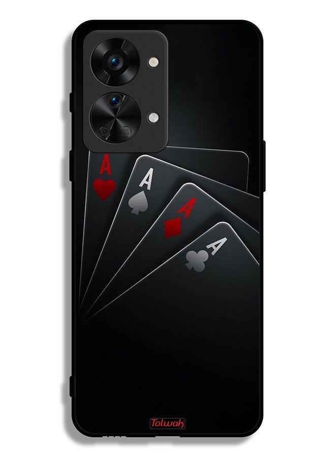 Tolwak OnePlus Nord 2T 5G Protective Case Cover Cards A  - Image 2