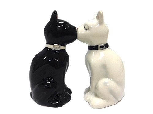 Pacific Giftware Feline Spicey Black & White Cats Salt & Pepper Shaker Set S/P by Pacific Trading - Image 5