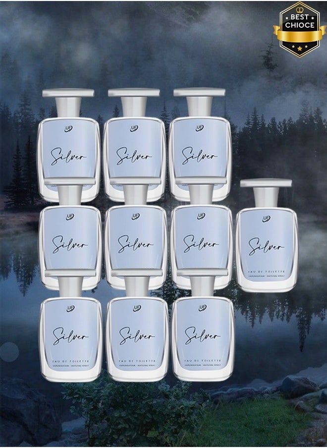يو إف 10 قطع عطر سيلفر 100 مل  - Image 1