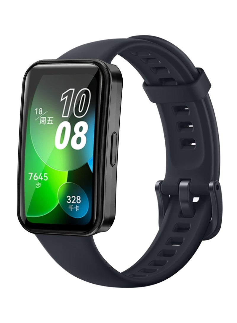 KASTWAVE Screen Protector Case Compatible with Huawei Band 8 Watch TPU Slim Case Cover [Plating Metal Color Frame] [3D Full Coverage] Shell Protective for Huawei Band 8 SmartWatch (6pack) - Image 3