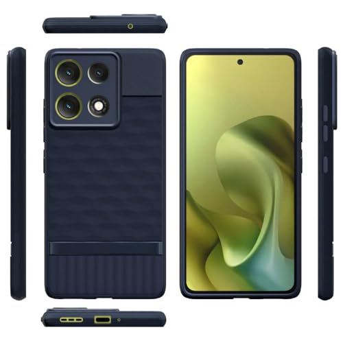 Casotec Shockproof Case for Motorola Moto G86 5G / G86 Power 5G | Full Camera Protection | TPU Flexible Back Cover for Motorola Moto G86 5G / G86 Power 5G (Steel Blue) - Image 3