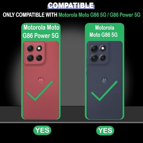 Casotec Shockproof Case for Motorola Moto G86 5G / G86 Power 5G | Full Camera Protection | TPU Flexible Back Cover for Motorola Moto G86 5G / G86 Power 5G (Steel Blue) - Image 2