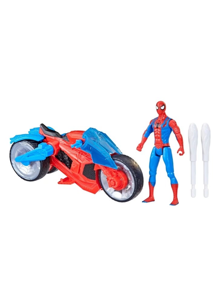 Hasbro Marvel مجموعة لعبة هاسبرو سبايدرمان سبايدرمان ويب بلاست سايكل - Image 1