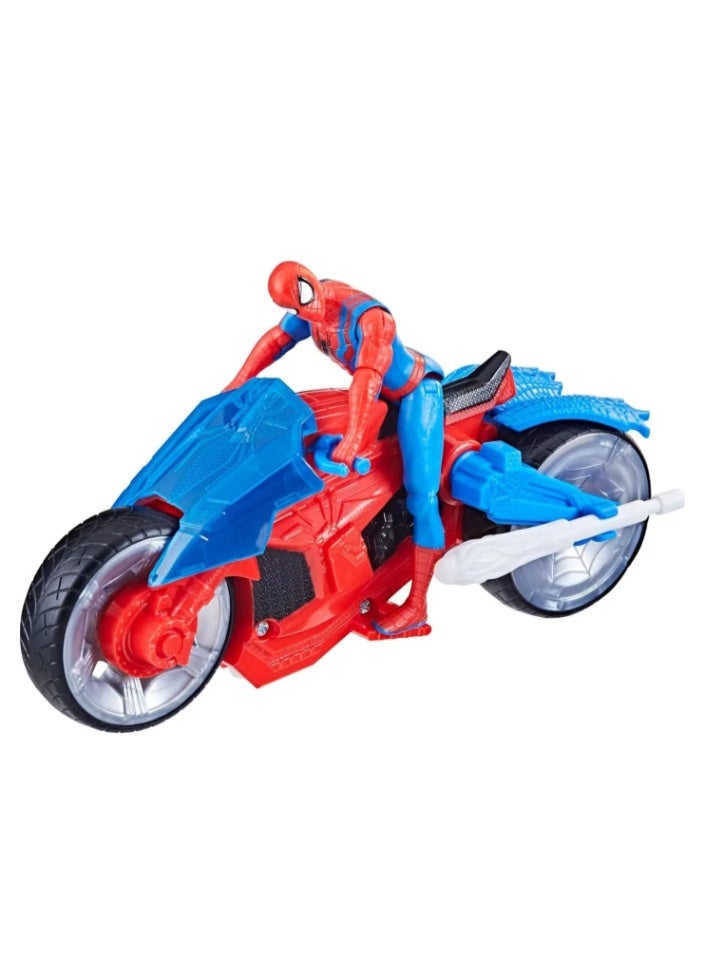 Hasbro Marvel مجموعة لعبة هاسبرو سبايدرمان سبايدرمان ويب بلاست سايكل - Image 5