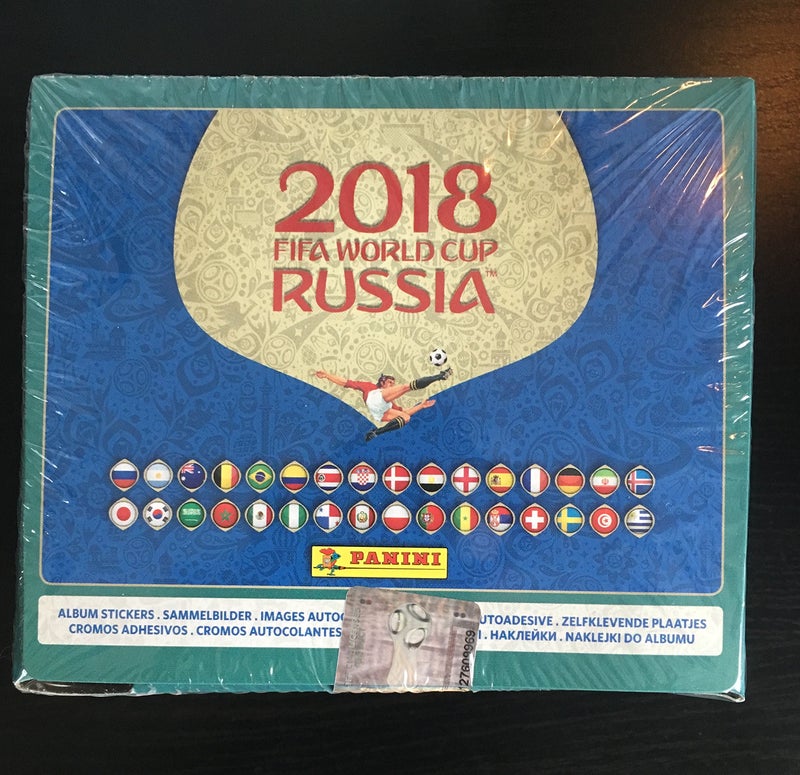 Panini Russia 2018 World Cup Sticker Box International Version 104 Packets - Image 2
