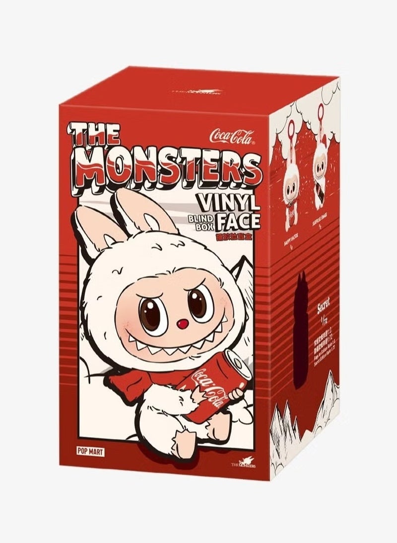 Labubu Coca Cola Series Vinyl Plush Pendant Single Face Blind Box Coke Labubu Plush Toys Doll - Image 1