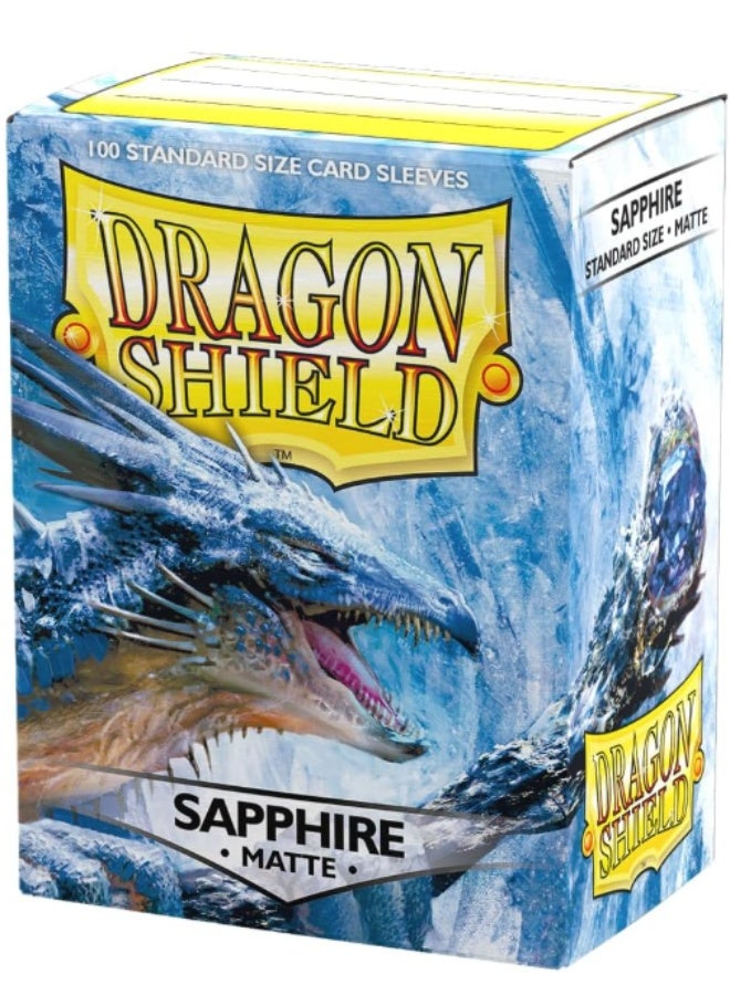دراجون شيلد Arcane Tinman Sleeves: Dragon Shield Matte Sapphire (100), One Size - Image 1