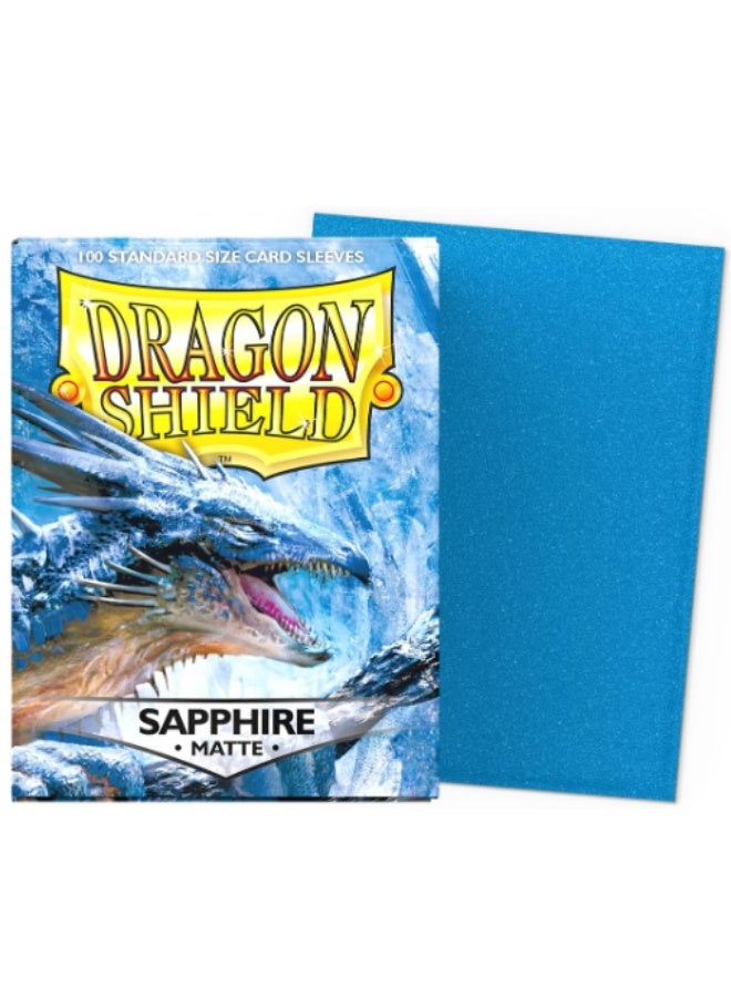 دراجون شيلد Arcane Tinman Sleeves: Dragon Shield Matte Sapphire (100), One Size - Image 2